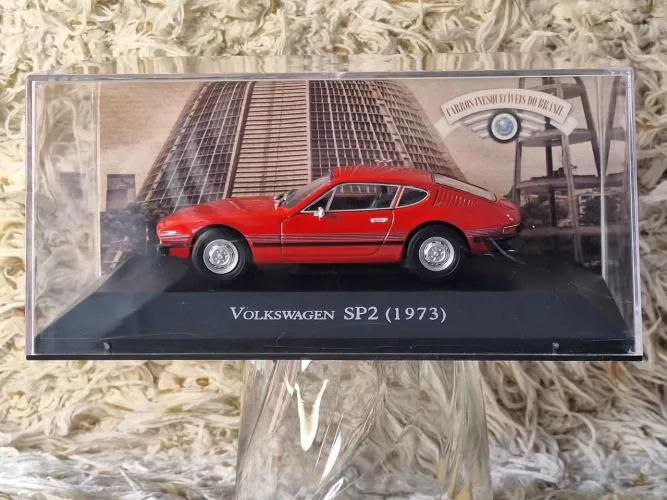 Miniatura Volkswagen SP2 1973 - Carros Inesquecíveis do Brasil