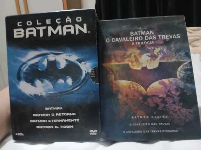Dvd Batman cavaleiro das trevas trilogia e quadrilogia antiga tim burton