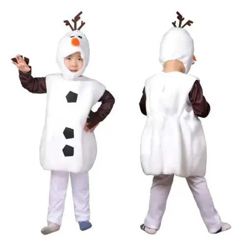 Fantasia Infantil Olaf de Frozen Tamanho M