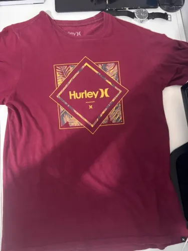 Camiseta Hurley Original Masculina Vinho Tamanho P