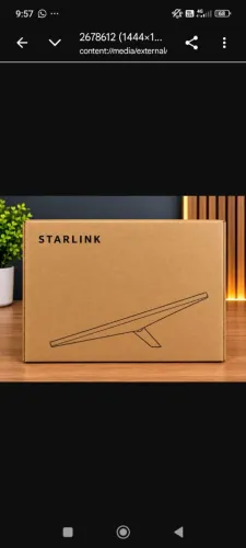 ANTENA STARLINK LACRADA COM NOTA FISCAL