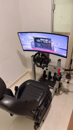 Cockpit Sim Racing PXN VD4 Direct Drive Completo + Câmbio + Freio de Mão