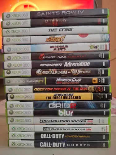 Lote Com 17 Jogos Xbox 360 Originais - Mídia Física (vários Clássicos). 