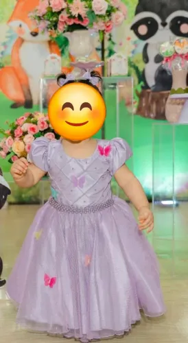 Vestido infantil 1 ano