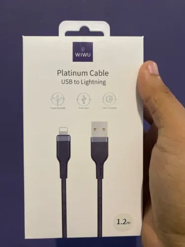 Cabo Para iPhone Original WIWU Platinum 120cm Carga Rápida