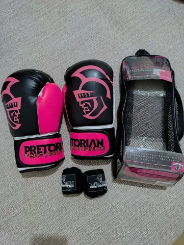 Kit Luva de Boxe/Muay Thai Performance 12 oz