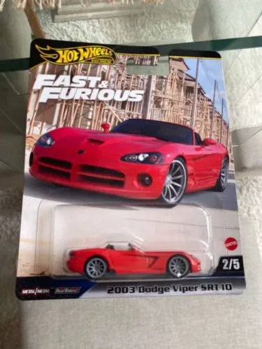 Hot Wheels Premium 2003 Dodge Viper SRT 10 Fast and Furious - Velozes e Furiosos