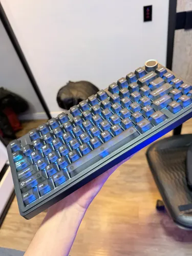 Teclado Aula F75 Ultra 1000mAh de bateria