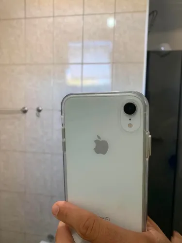 iPhone XR branco 64g todo original ,Face ID Ok Chip Ok,Bateria original 80%,funciona tudo