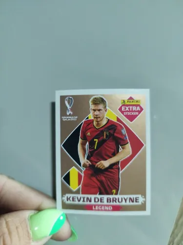 figurinha kevin de bruyne legend extra sticker