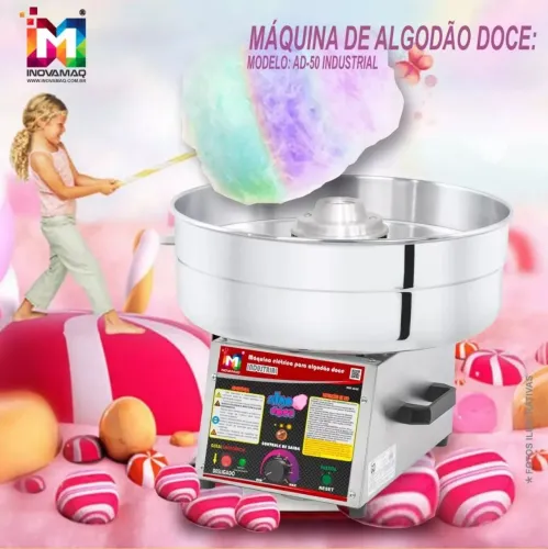 Aluga-se máquina de algodão doce 