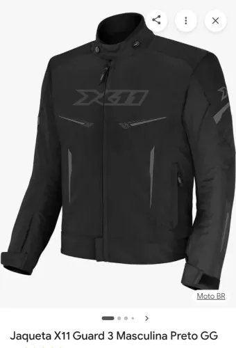 Jaqueta x11 Guard 3 Preto Tamanho G.