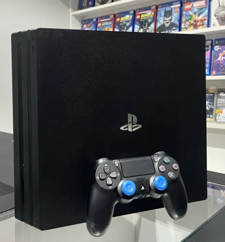 Ps4 pro 1tb 4k seminovo com 3 meses de garantia