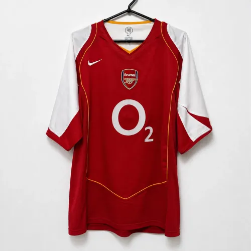 RARIDADE - Arsenal Home 2004/05 - Nike Total 90 - versão europeia feita em portugal