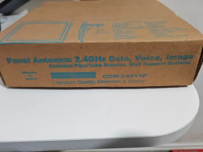 Antena de longo alcance para teste de segurança