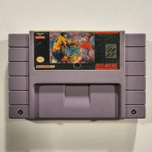 FITA DE SUPER NINTENDO ORIGINAL SUPER COPA DO MUNDO