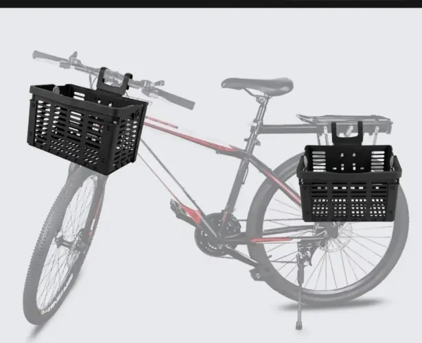 2x Alforge + bagageiro para bicicleta