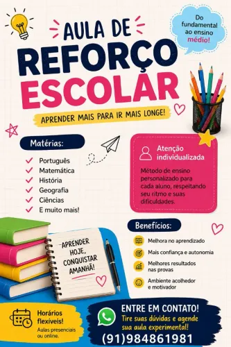 Aula de reforço 