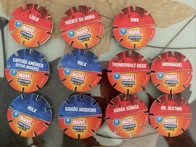 Tazos Marvel