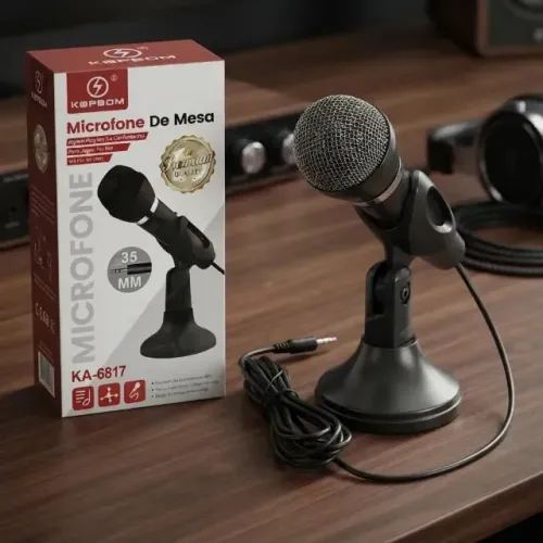 Microfone De Mesa Ka-6817 Pret