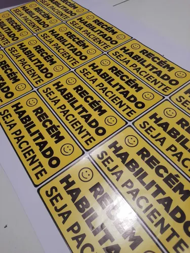 Adesivo Recém Habilitado 