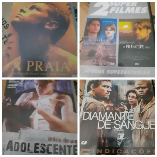 Lote DVDs Leonardo diCaprio