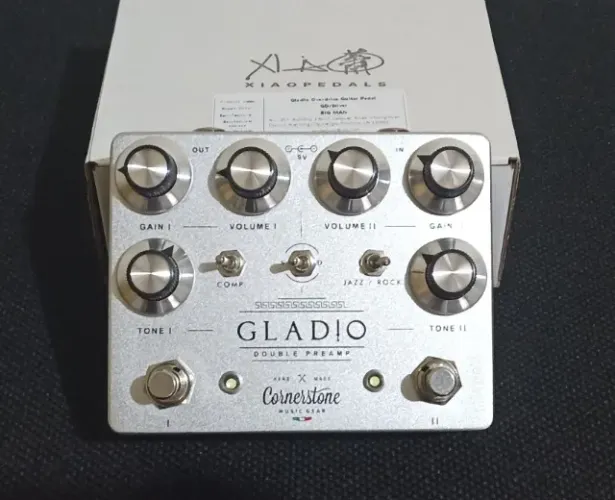Pedal para guitarra Gladio Cornerstone Double Preamp - Handmade Premium XiaoPedals 1:1