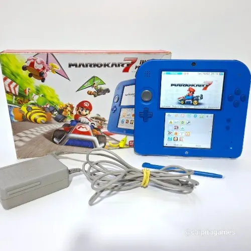 Nintendo 2DS mario kart 7 3DS na caixa ref03