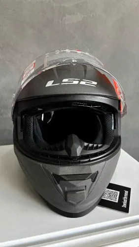 Capacete LS2 novo sem uso ,cinza fosco tamanho 58 R$ 2.100