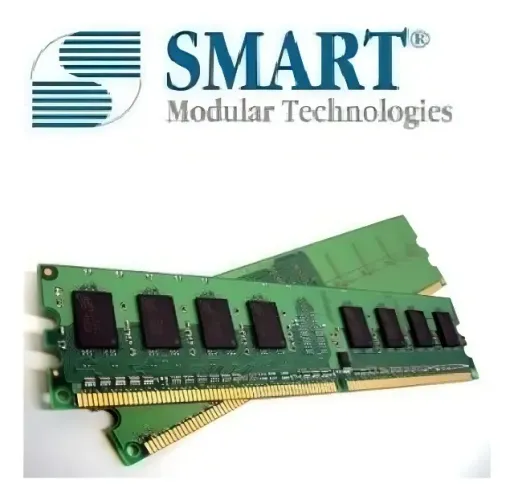 02 Memórias DDR3 PC3 - Smart -10600U Desktop - 2GB+2GB = 4 GB