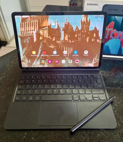 Tablet Samsung Tab S7 256gb c/ capa teclado original 