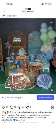 Decoração e pegue monte 