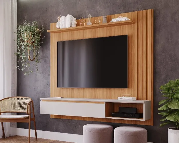 Painel Panama 100% MDF, Tv Ate 60 Polegadas - Permobili