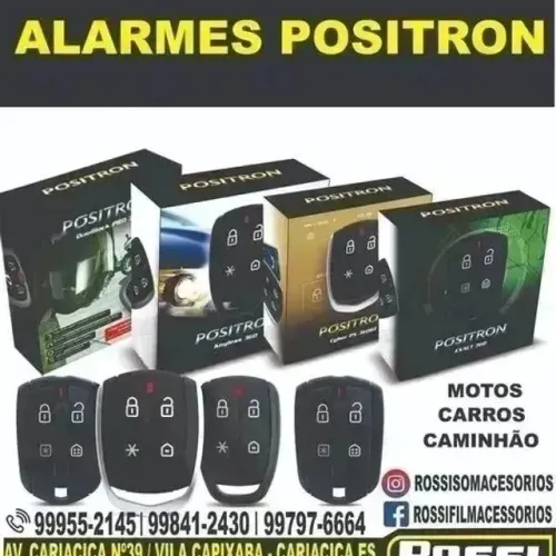Alarmes Positron - Carros/ Caminhões e Motos; Consulte