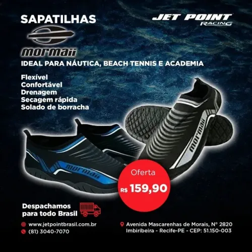 SAPATILHA NÁUTICA MORMAII, Todos os Tamanhos, Despachamos para todo Brasil