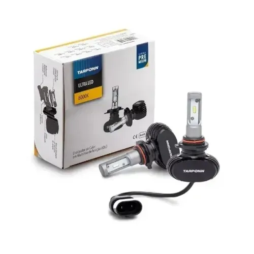 Kit Lâmpada Ultra LED H4 Tarponn Force C/ Canbus 6000 Premium - tp6136