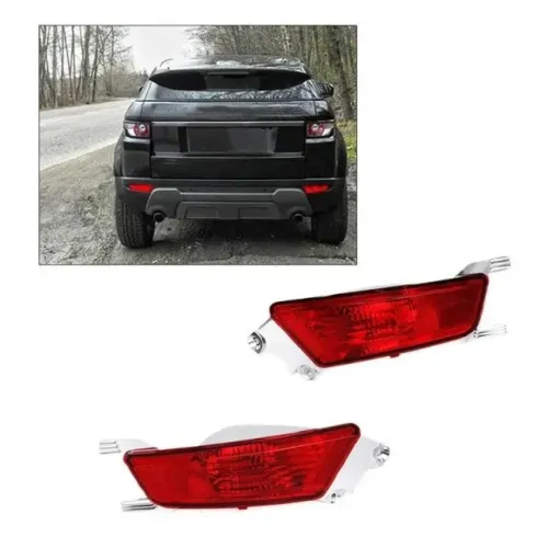 Par Olho de Gato Refletor Parachoque Traseiro Land Rover Evoque 