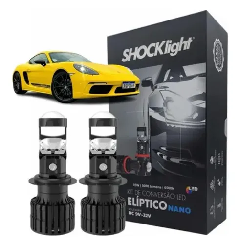 Farol Projetor Led H4 Canhão 