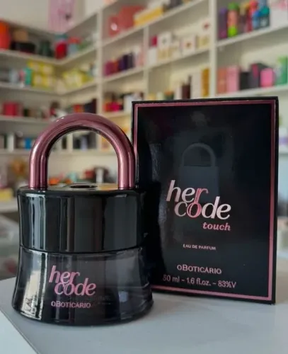 Perfume Her Code Touch Eau De Parfum feminino 50 ml, o boticário