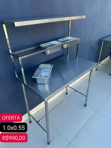 Promoção- Mesa condimentadora 1.0x0.55