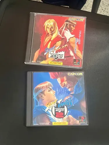 Street Fighter Zero e Zero 2 - Ps1 Original