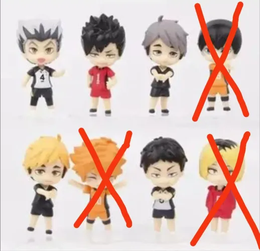 Bonecos Haikyuu Voleibol preço por unidade