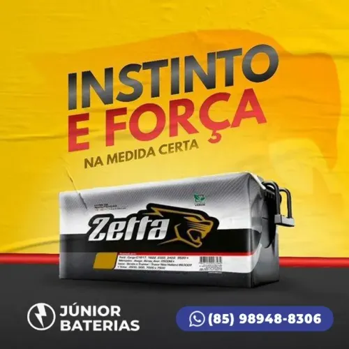 Bateria 150 amperes zetta de gerador nobreak som automotivo