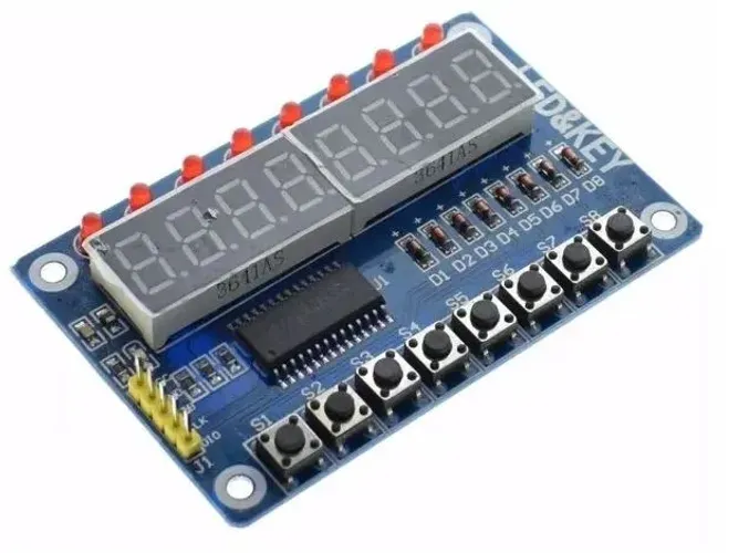 Display Digital Led 8 Bits Vermelho Arduino Robotica Automação COD-AM57 