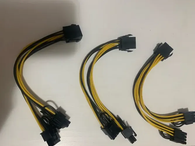Cabo adaptador PCIe 8 para 16 pinos (placa de vídeo)