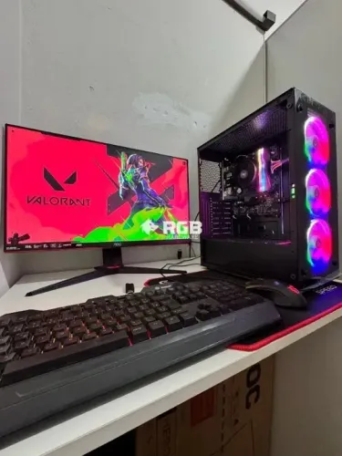 Computador Gamer Novo monitor 24pl Ryzen 7 5700g
