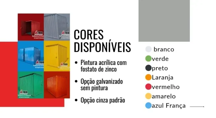 Container mini mercado desmontável 