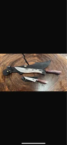 Facas brutas forjadas em mola de caminhão 