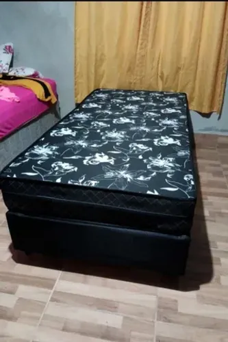 Cama box solteiro de espuma