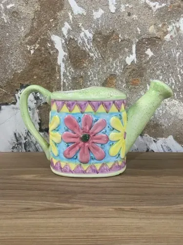 Regador Farmhouse Pintado a Mão | Antiguidade | DonaReliquias 